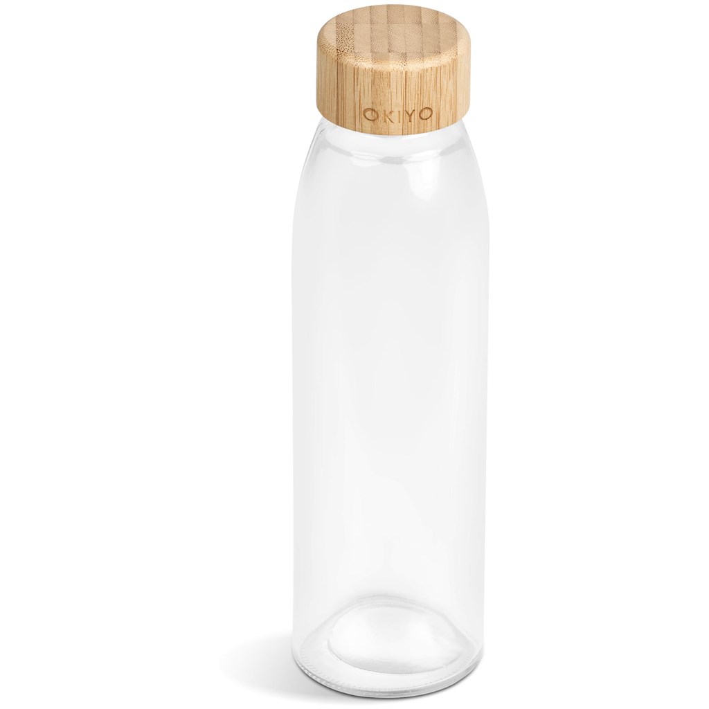 Okiyo Wabi-Sabi Glass Water Bottle - 500ml - Image 2