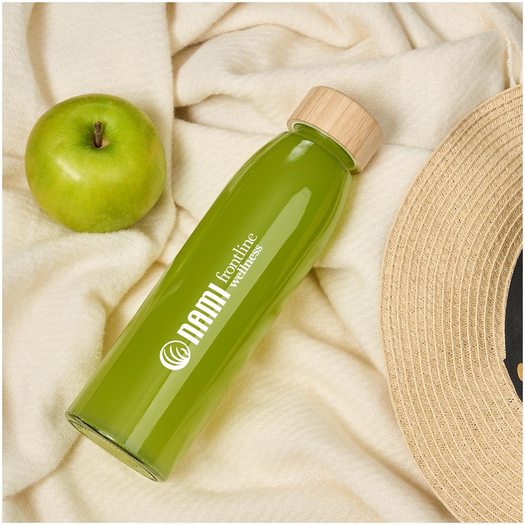 Okiyo Wabi-Sabi Glass Water Bottle - 500ml - Image 4