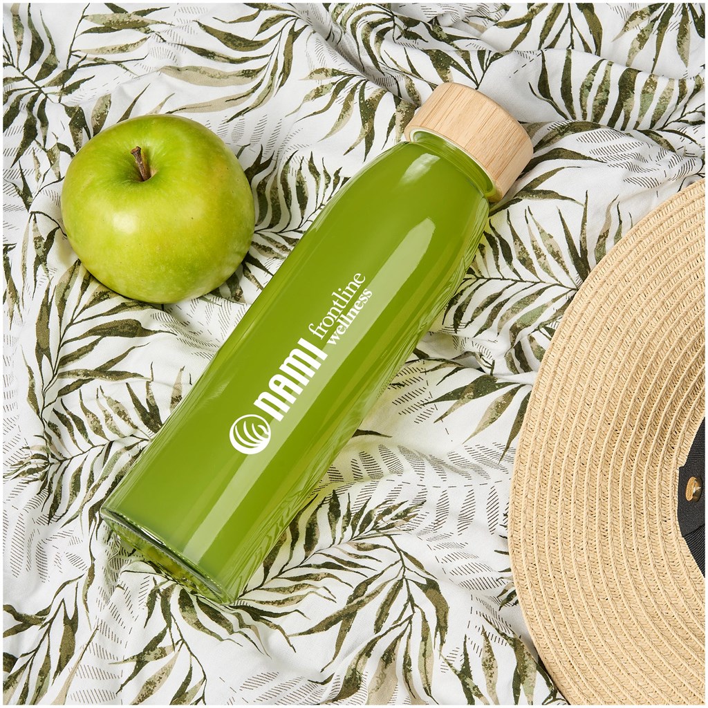 Okiyo Wabi-Sabi Glass Water Bottle - 500ml - Image 18