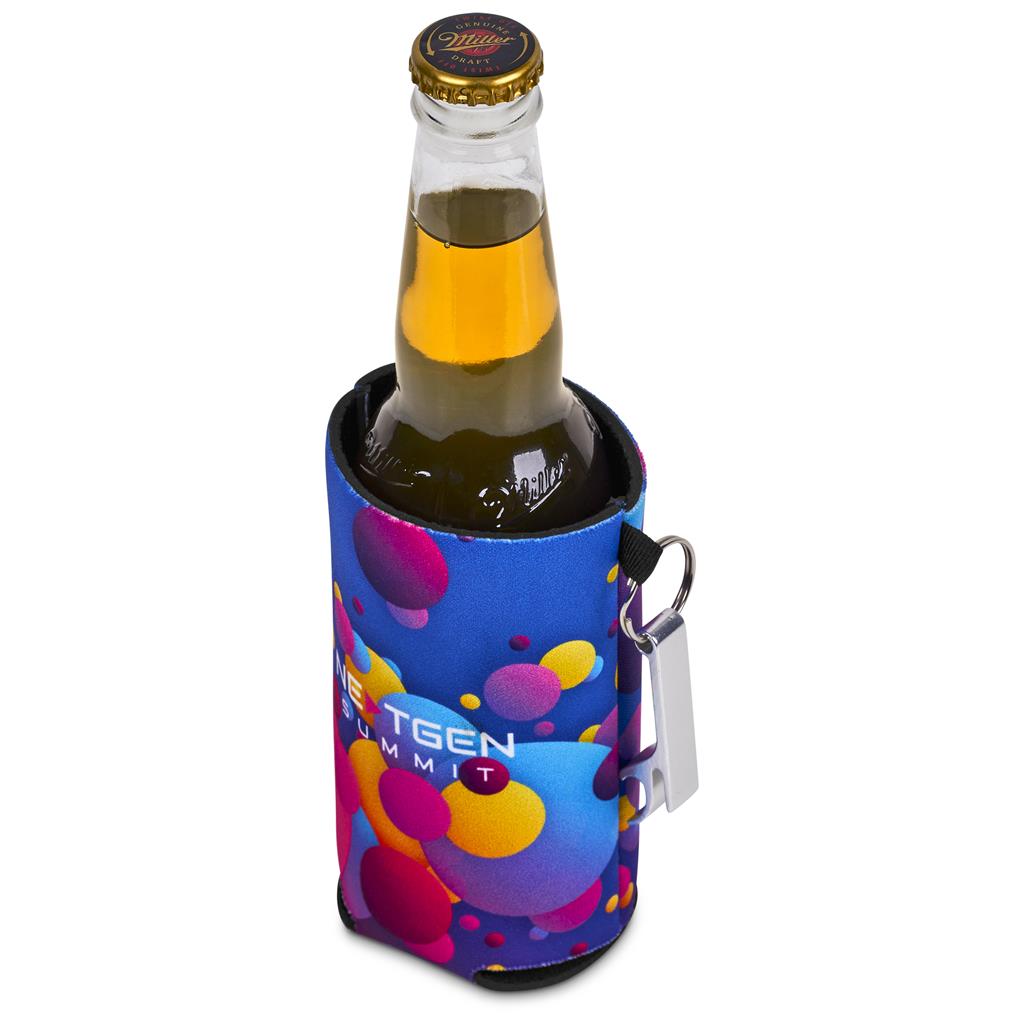 Hoppla Freezo Neoprene Stubby Cooler With Bottle Opener - Image 2
