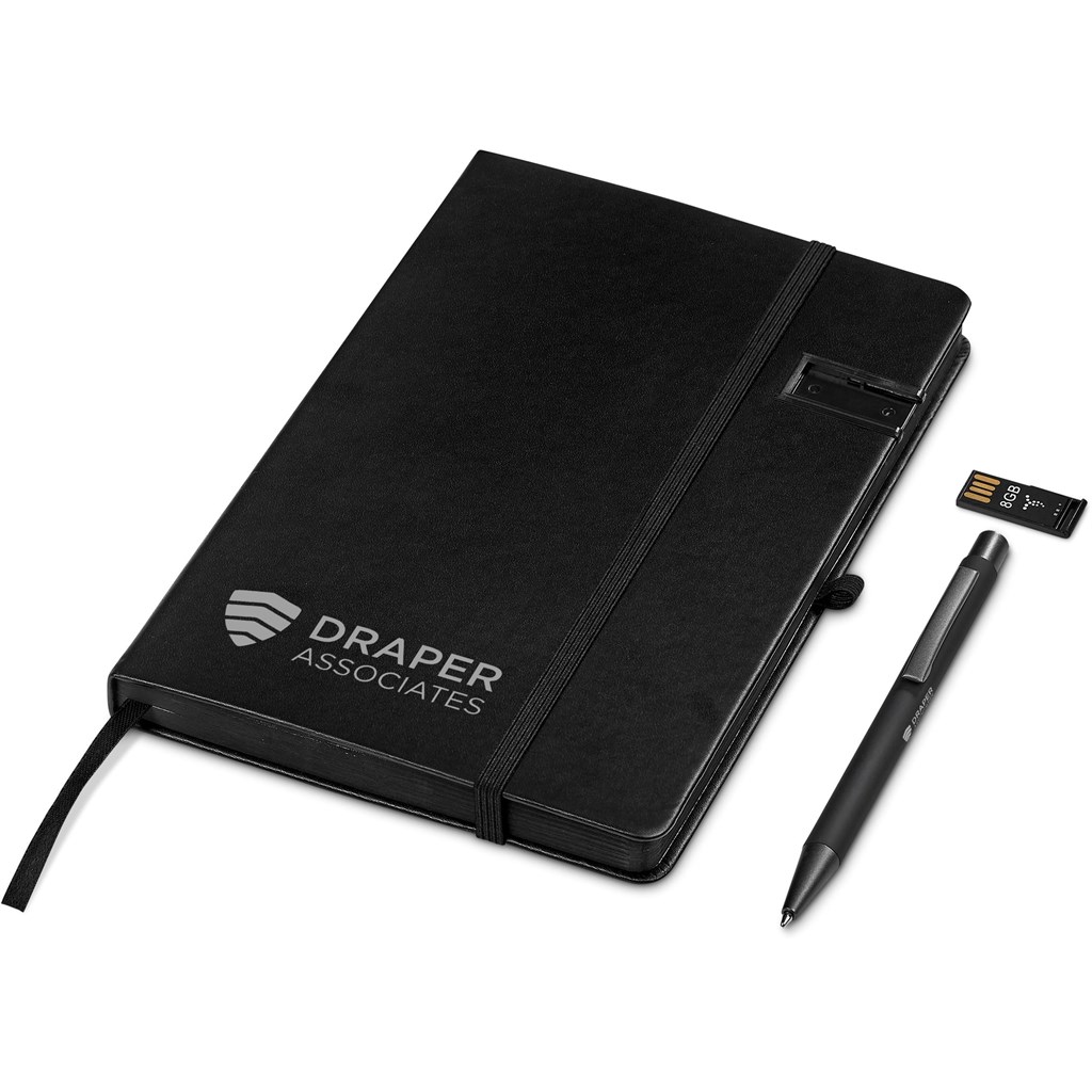 Altitude Billenium Flash Drive Notebook & Pen Set - 8GB - Image 4