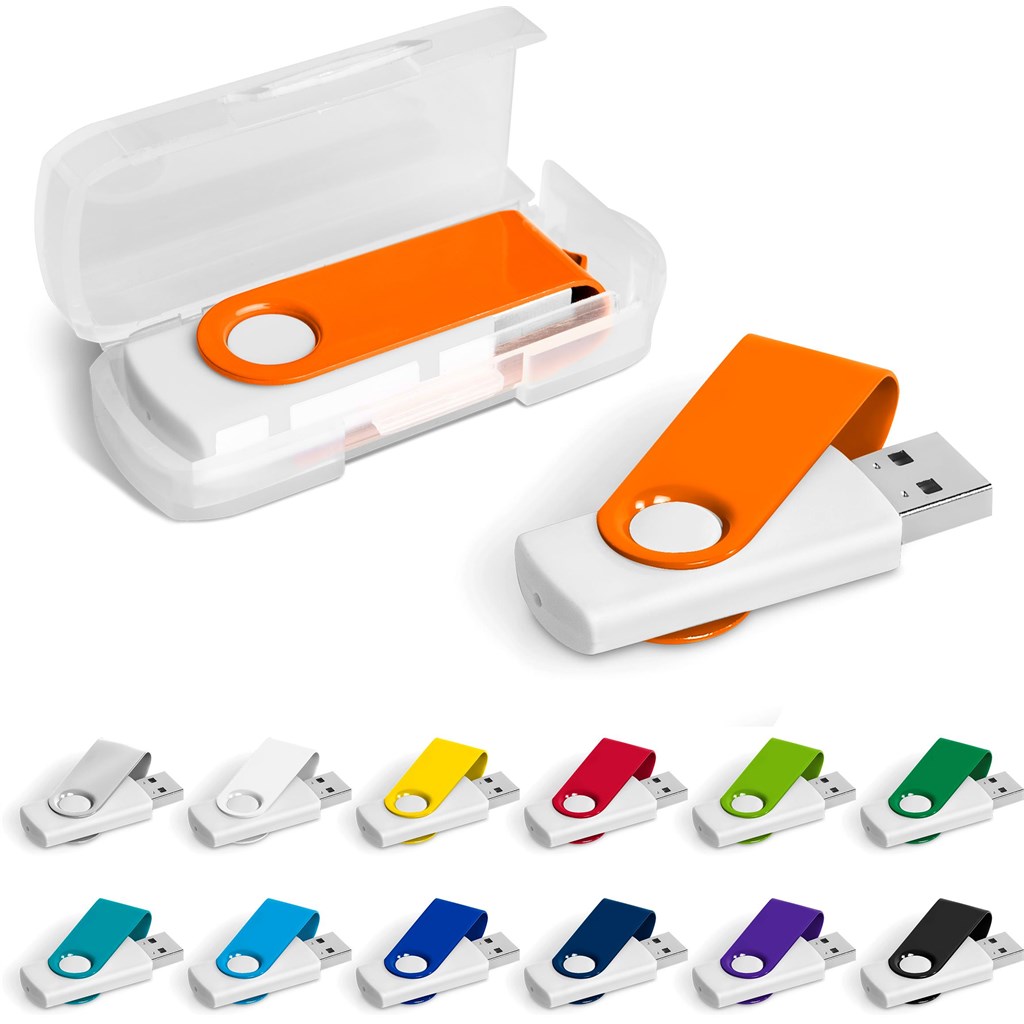 Axis Gyro White Flash Drive - 32GB - Image 4