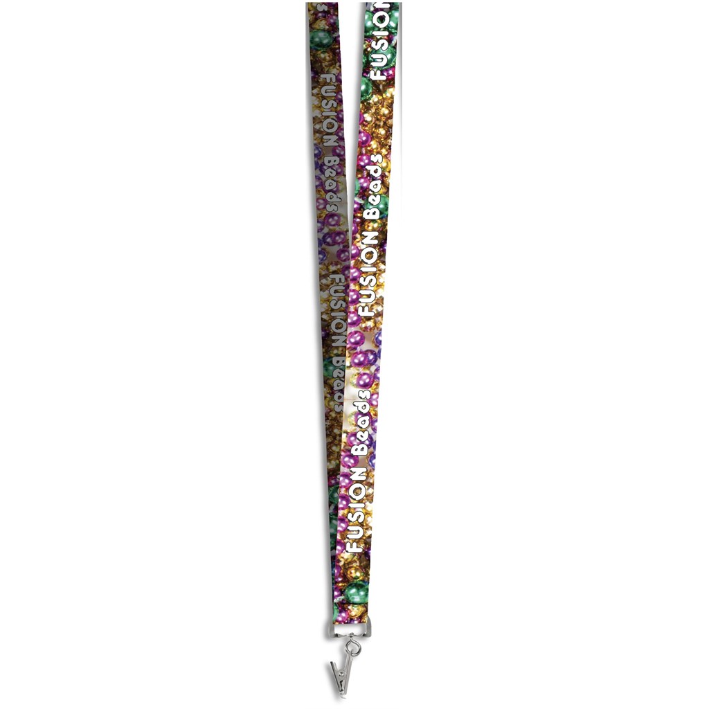 Altitude Crocodile Clip Double-Sided Sublimation Satin Lanyard - Image 3