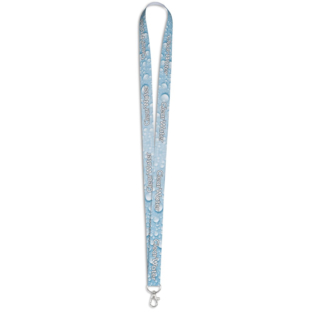 Altitude Snap Hook Clip Double-Sided Sublimation Petersham Lanyard - Image 3