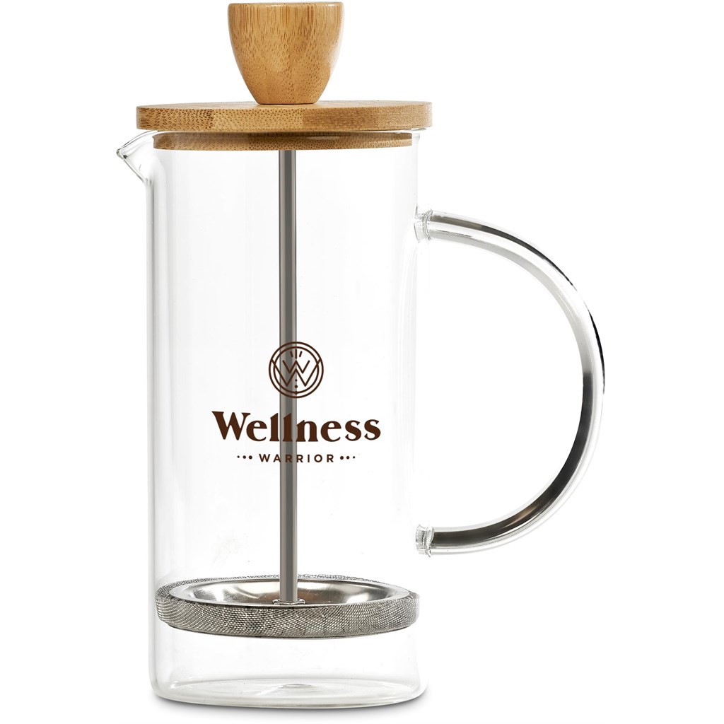 Okiyo Aibo Glass & Bamboo Coffee Set - Image 7