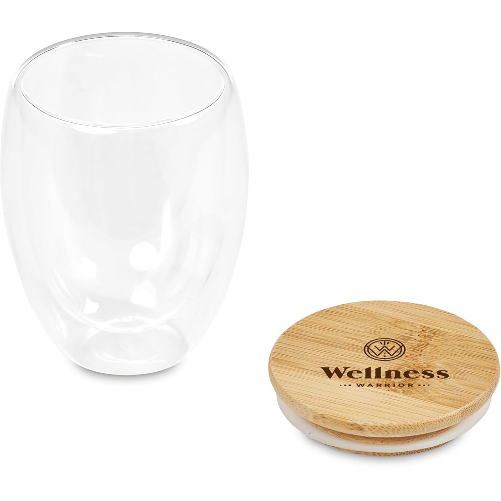 Okiyo Aibo Glass & Bamboo Coffee Set - Image 12