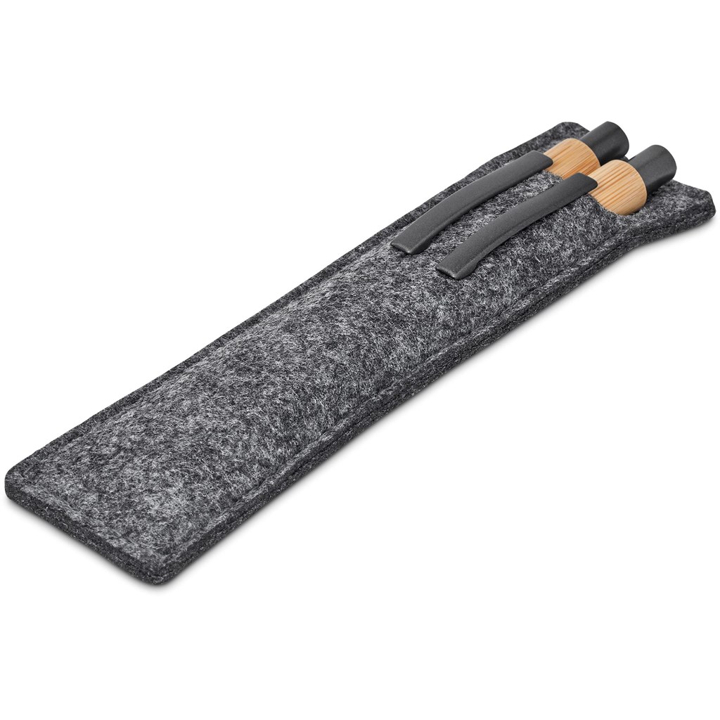 Okiyo Jona Bamboo Ball Pen & Pencil Set - Image 11