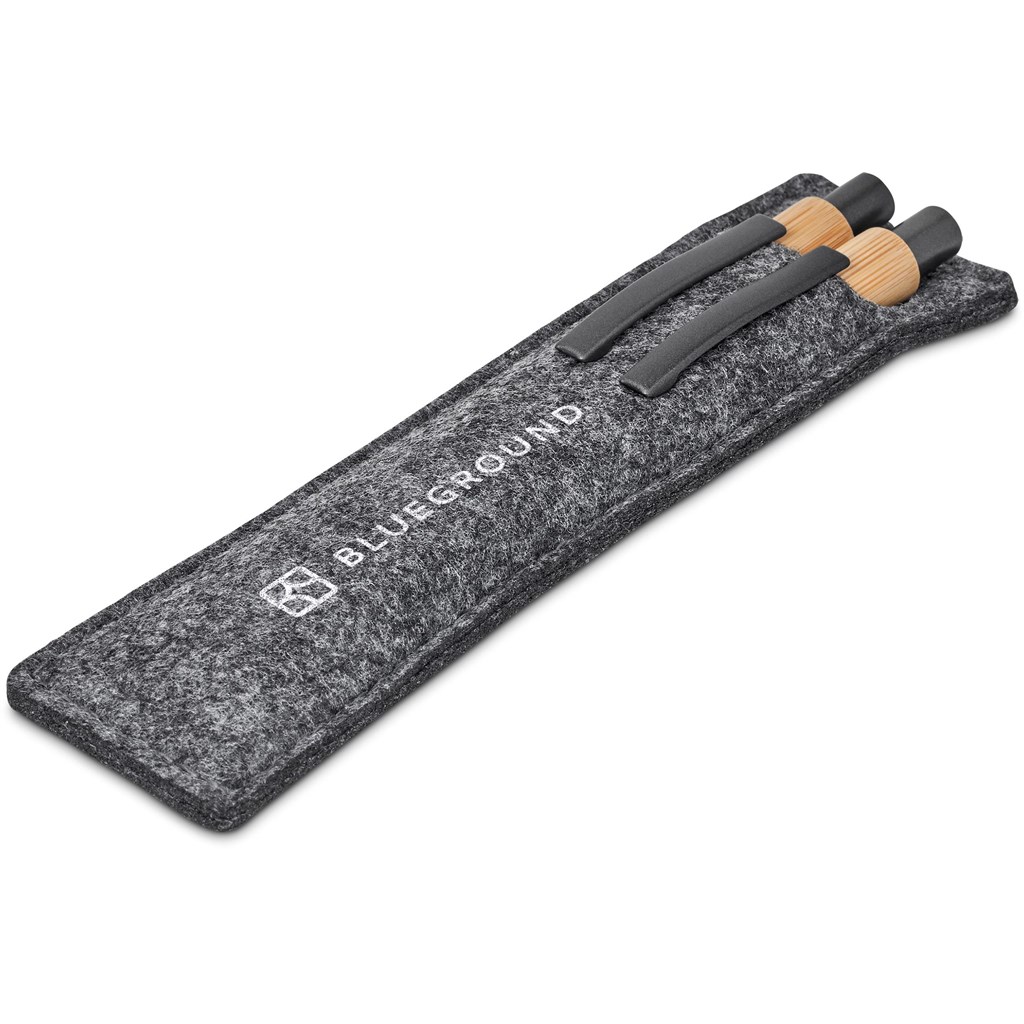 Okiyo Jona Bamboo Ball Pen & Pencil Set - Image 10