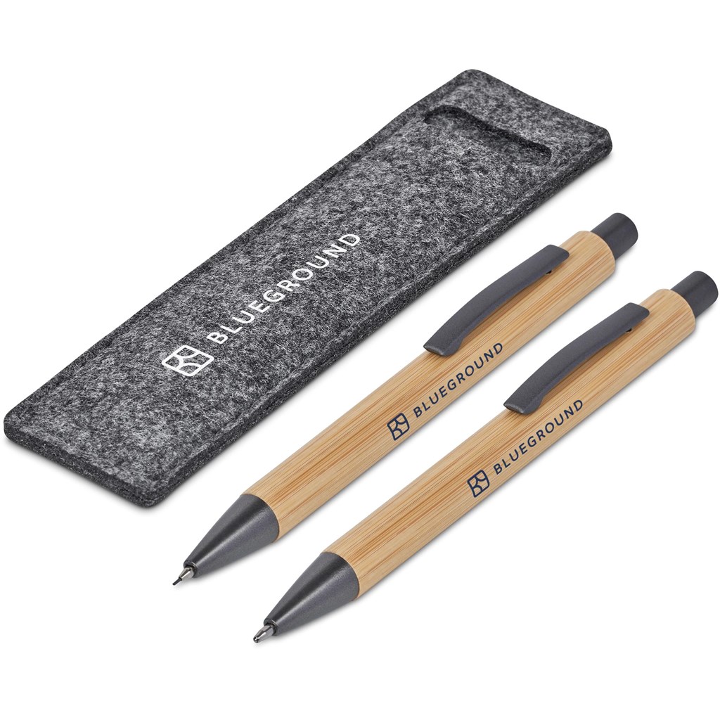 Okiyo Jona Bamboo Ball Pen & Pencil Set - Image 9