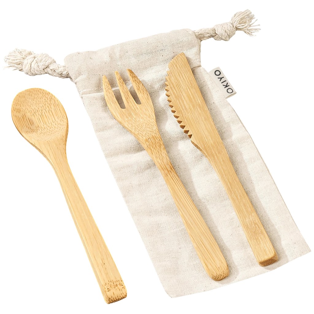 Okiyo Nakama Bamboo Cutlery Set - Image 7