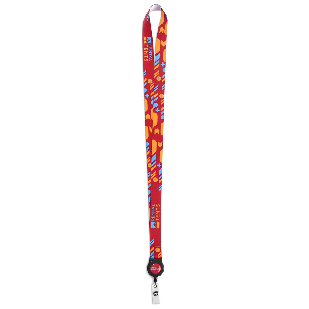 Altitude Badge Reel Single-Sided Sublimated Satin Lanyard - Image 9