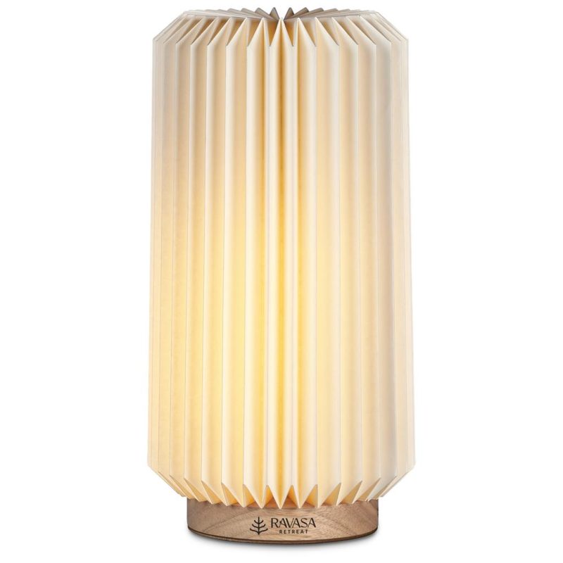 Okiyo Masumi Wood & Paper LED Lamp