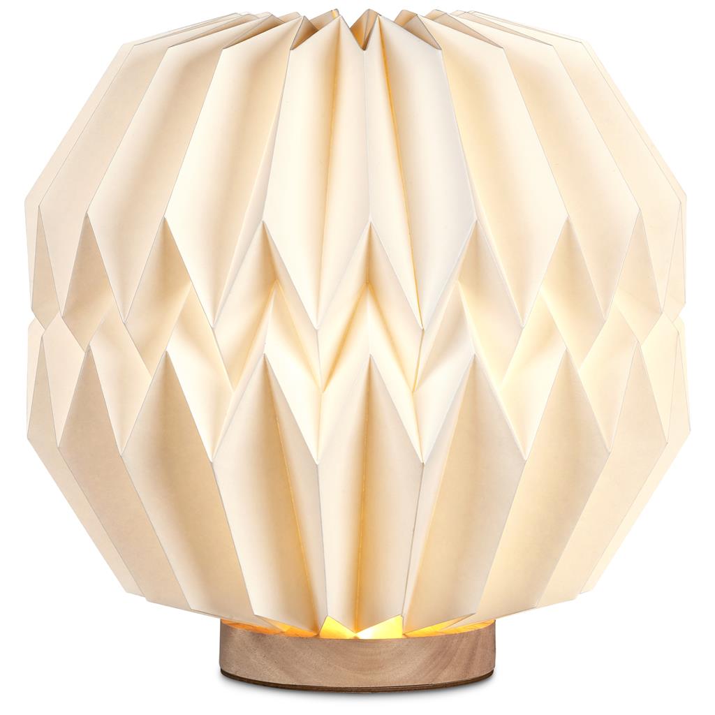Okiyo Kosuke Wood & Paper LED Lamp - Image 3