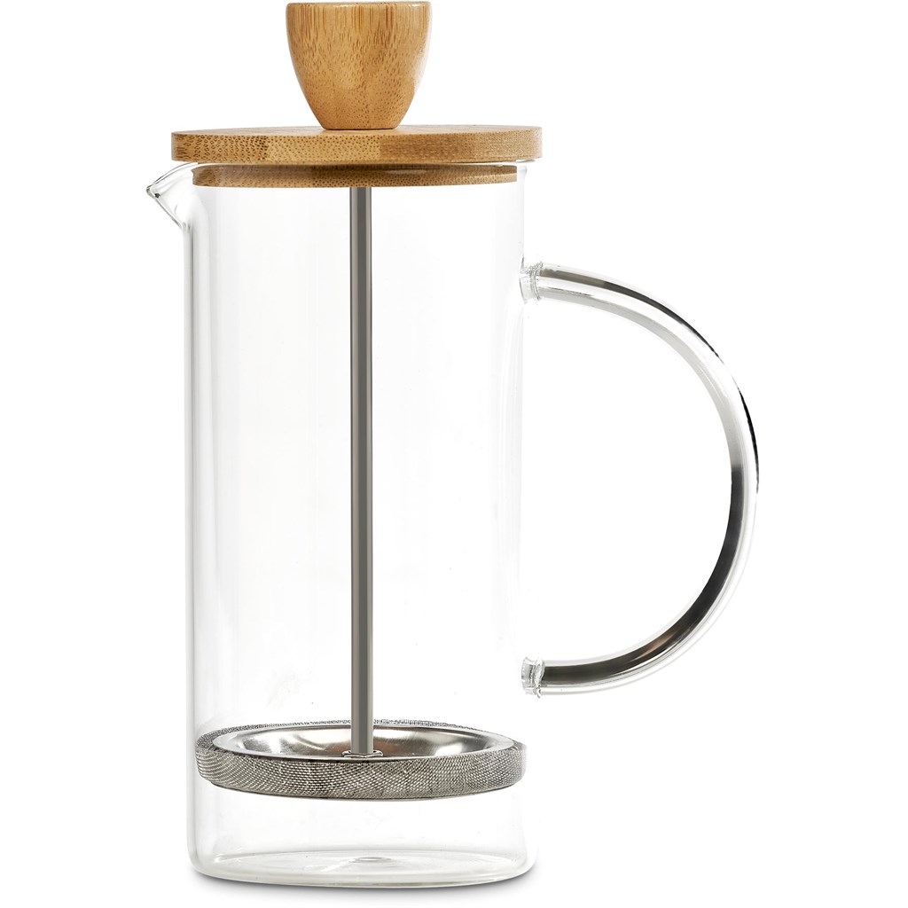 Okiyo Osu Glass & Bamboo Coffee Plunger - 350ml - Image 9