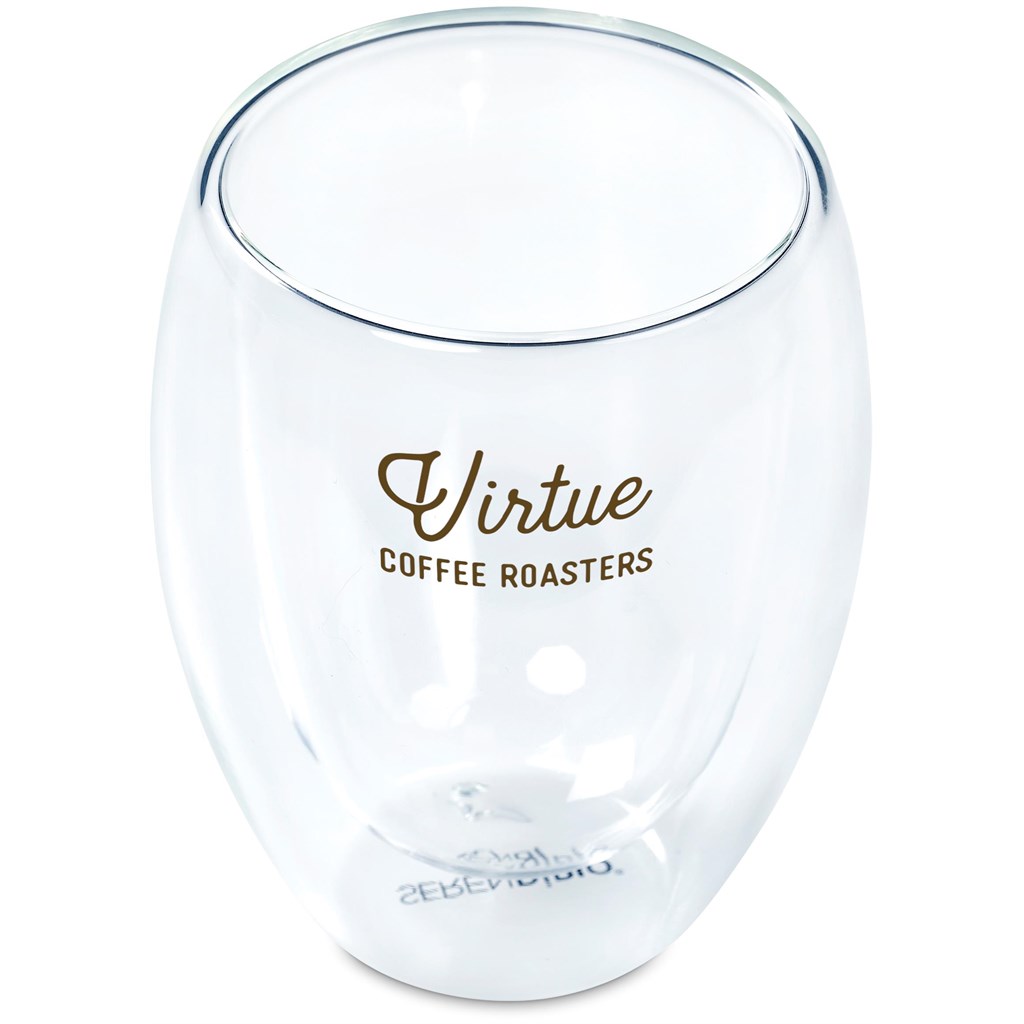 Serendipio Lorenzo Glass Double-Wall Cup - 350ml - Image 4
