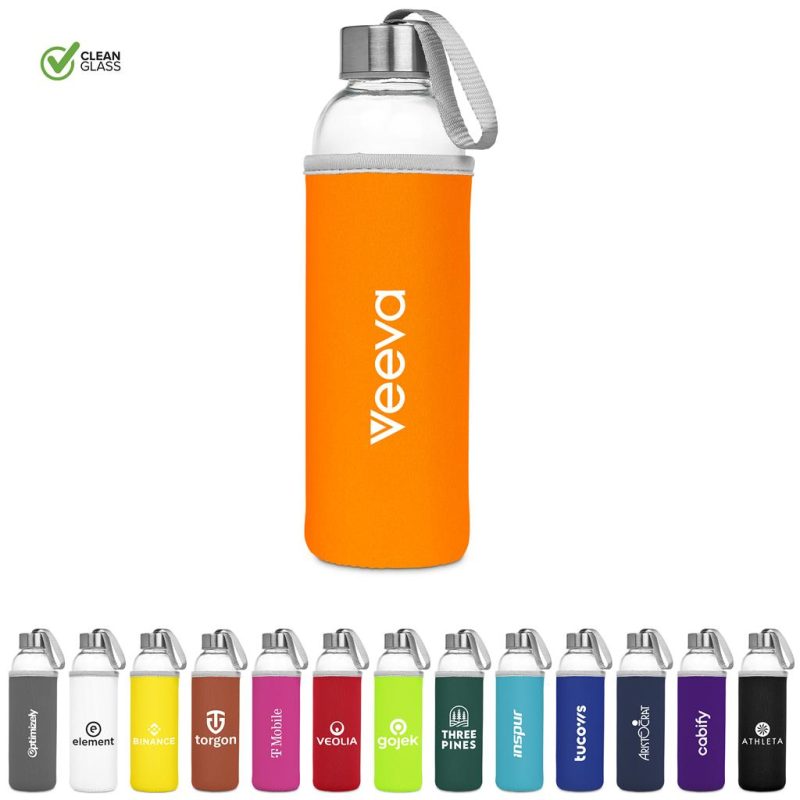 Kooshty Neo Glass Water Bottle - 500ml