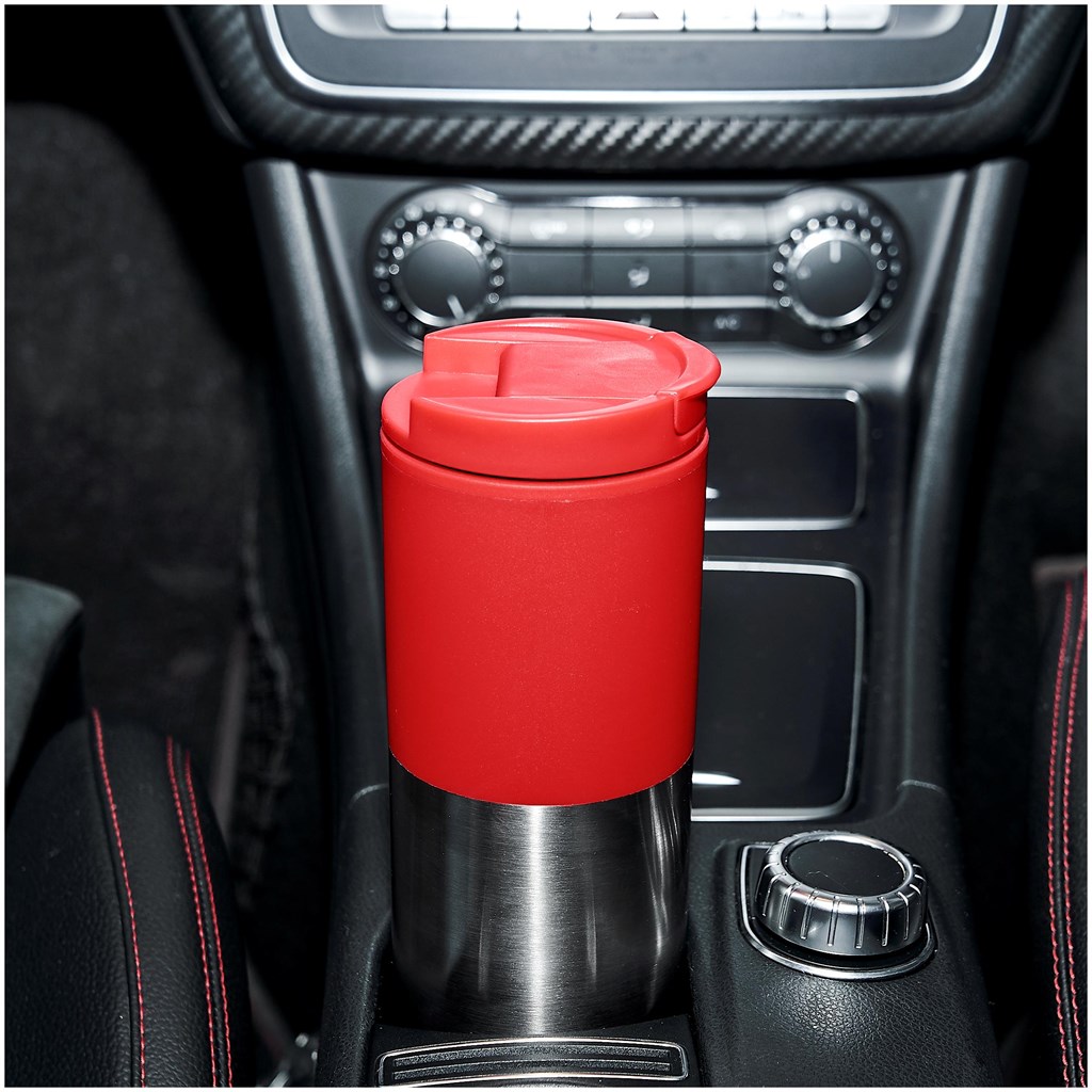 Kooshty Typhoon Stainless Steel & Plastic Double-Wall Tumbler - 450ml - Image 3