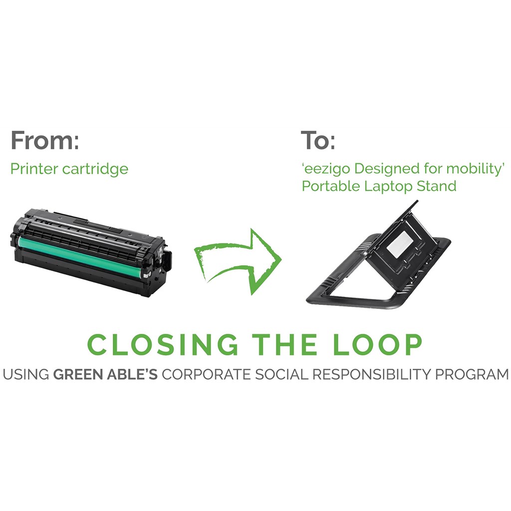 Okiyo Eezigo Recycled Plastic Portable Laptop Stand - Image 9