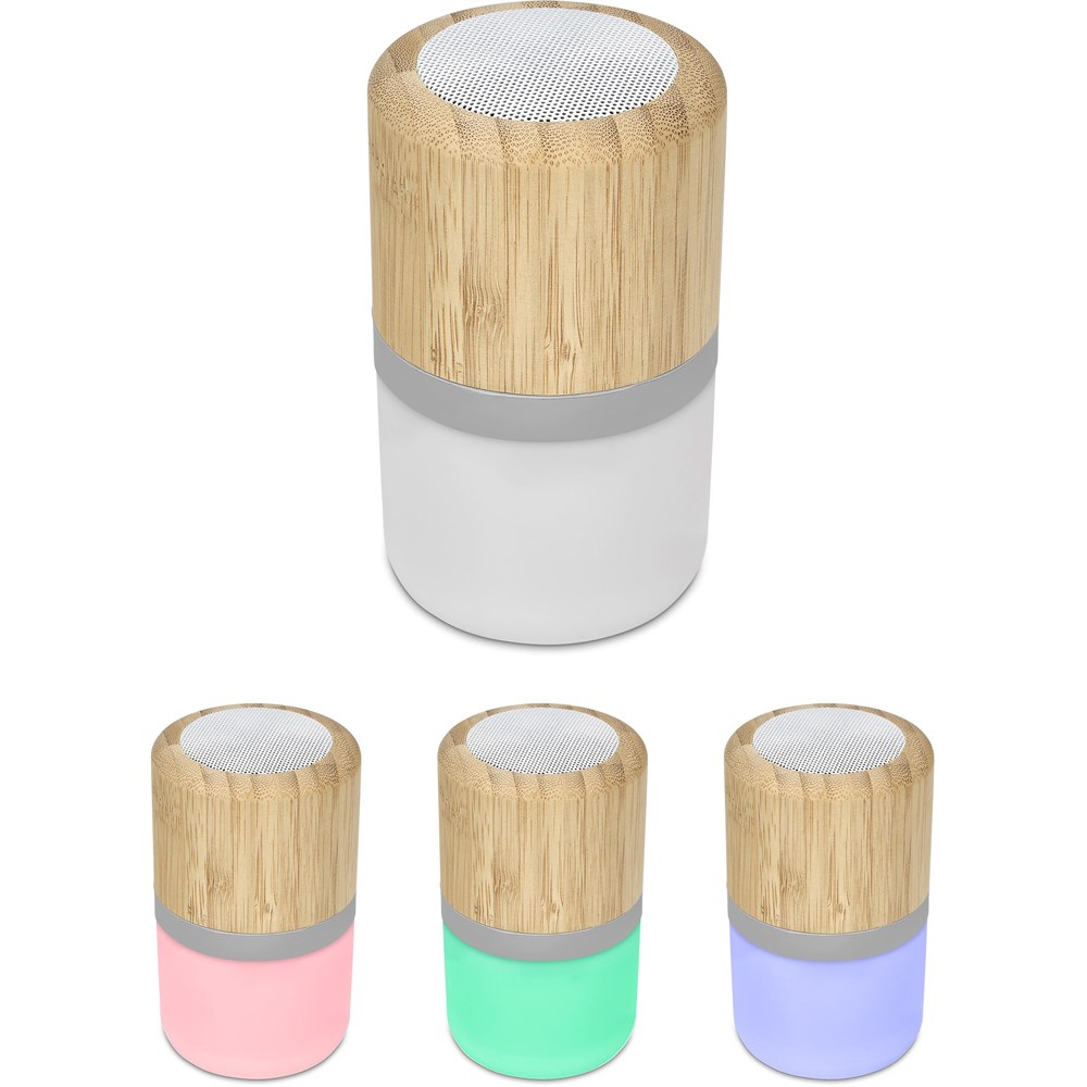 Okiyo Heiwa Bamboo Bluetooth Speaker & Night Light - Image 11