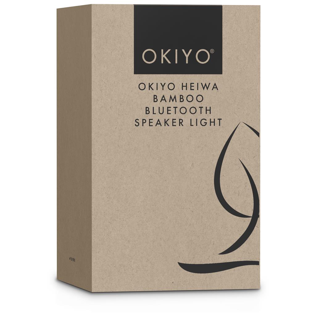 Okiyo Heiwa Bamboo Bluetooth Speaker & Night Light - Image 7