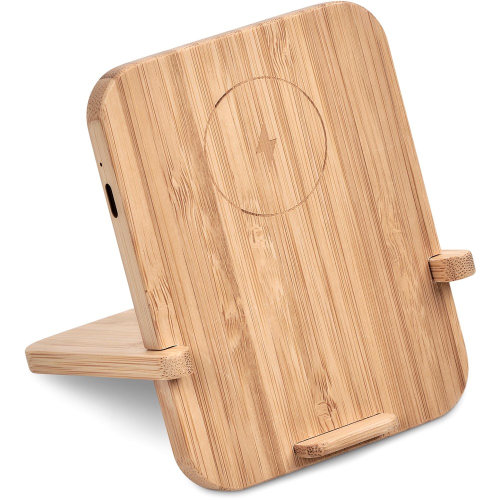Okiyo Noryoku Bamboo Wireless Charging Phone Stand - Image 14