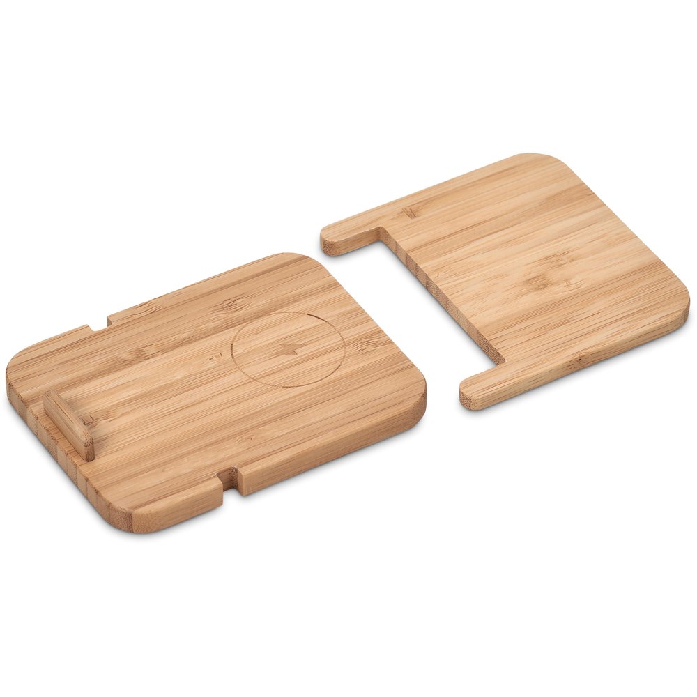 Okiyo Noryoku Bamboo Wireless Charging Phone Stand - Image 5