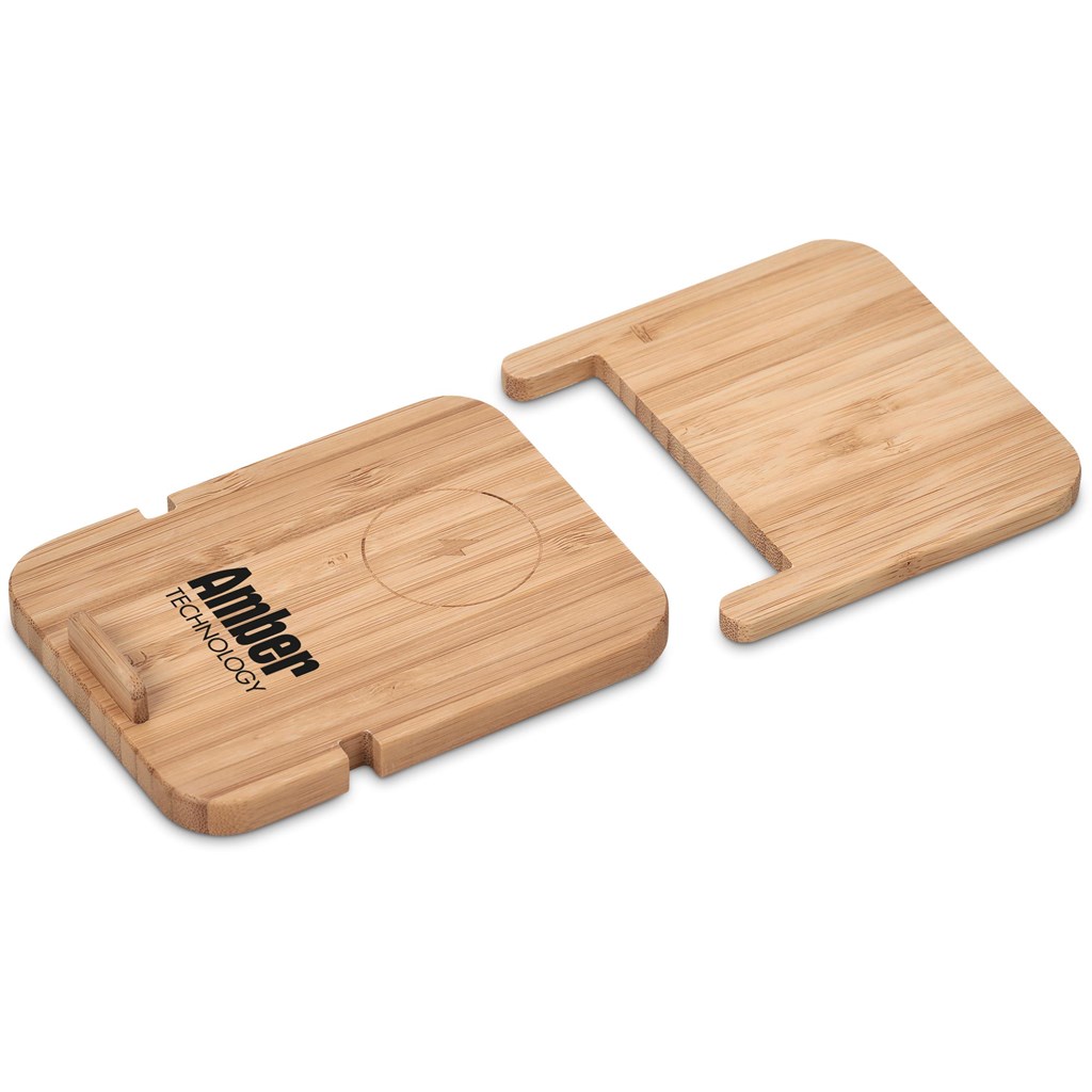 Okiyo Noryoku Bamboo Wireless Charging Phone Stand - Image 9