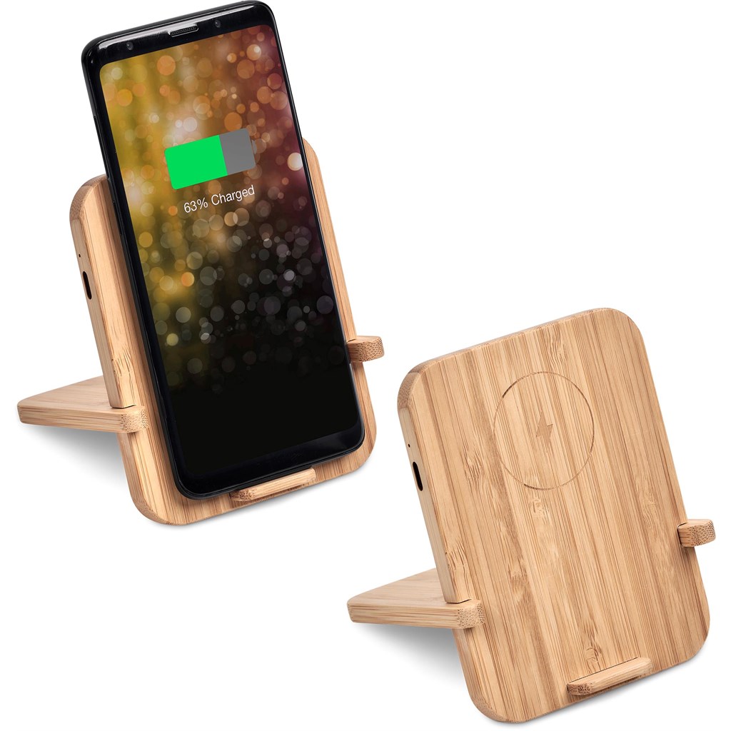 Okiyo Noryoku Bamboo Wireless Charging Phone Stand - Image 11