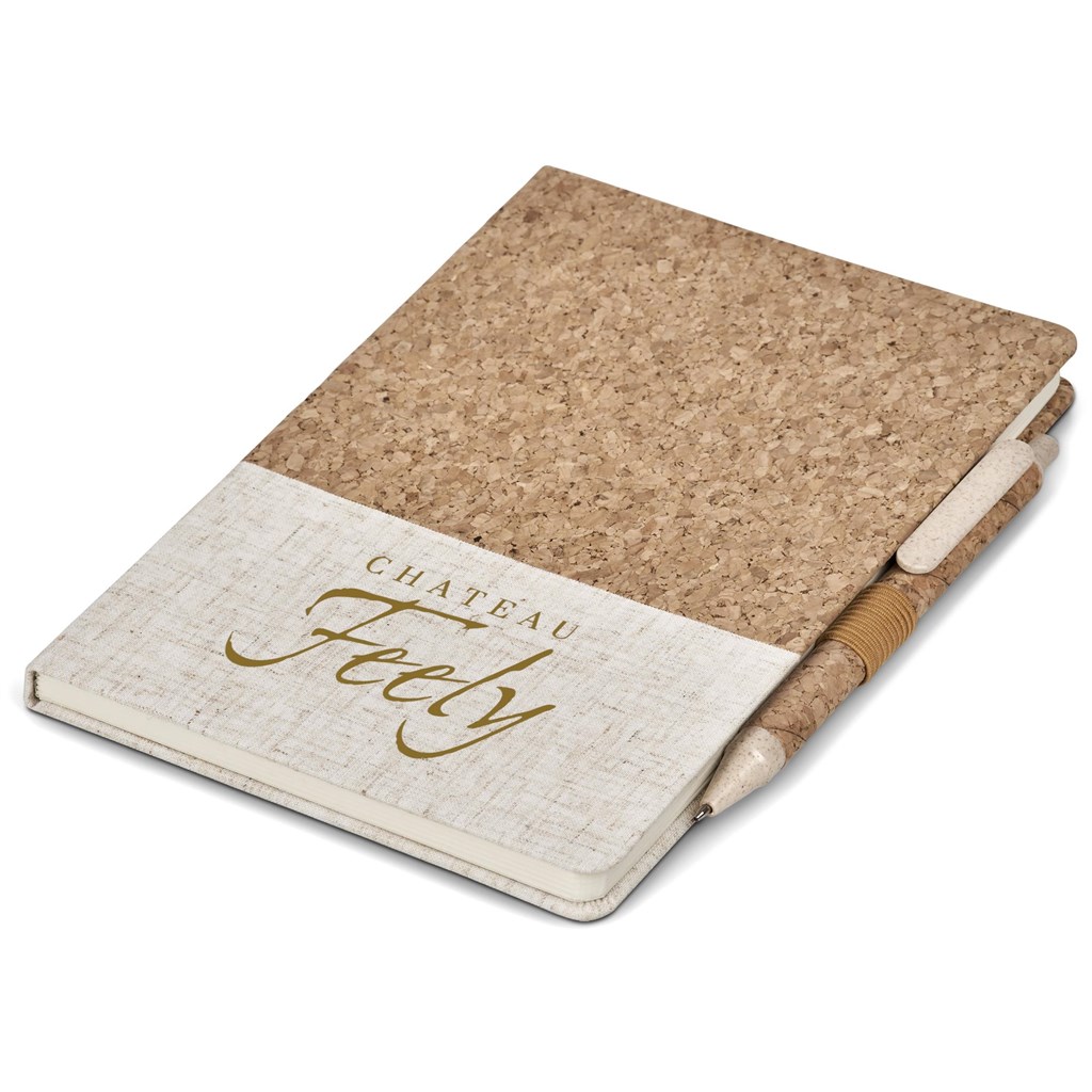 Okiyo Cardon Cork Notebook & Pen Set - Image 10