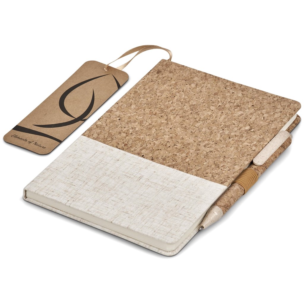 Okiyo Cardon Cork Notebook & Pen Set - Image 8
