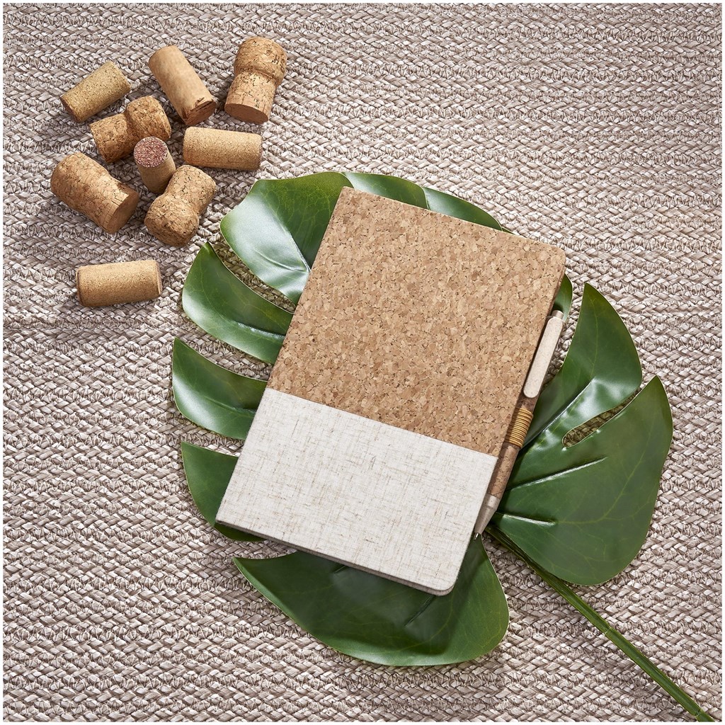 Okiyo Cardon Cork Notebook & Pen Set - Image 12
