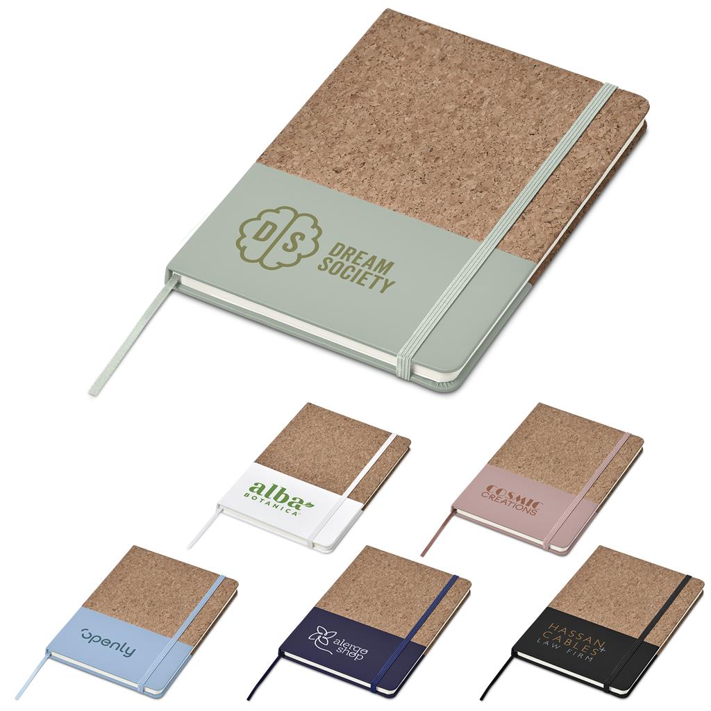 Okiyo Denki Cork A5 Hard Cover Notebook