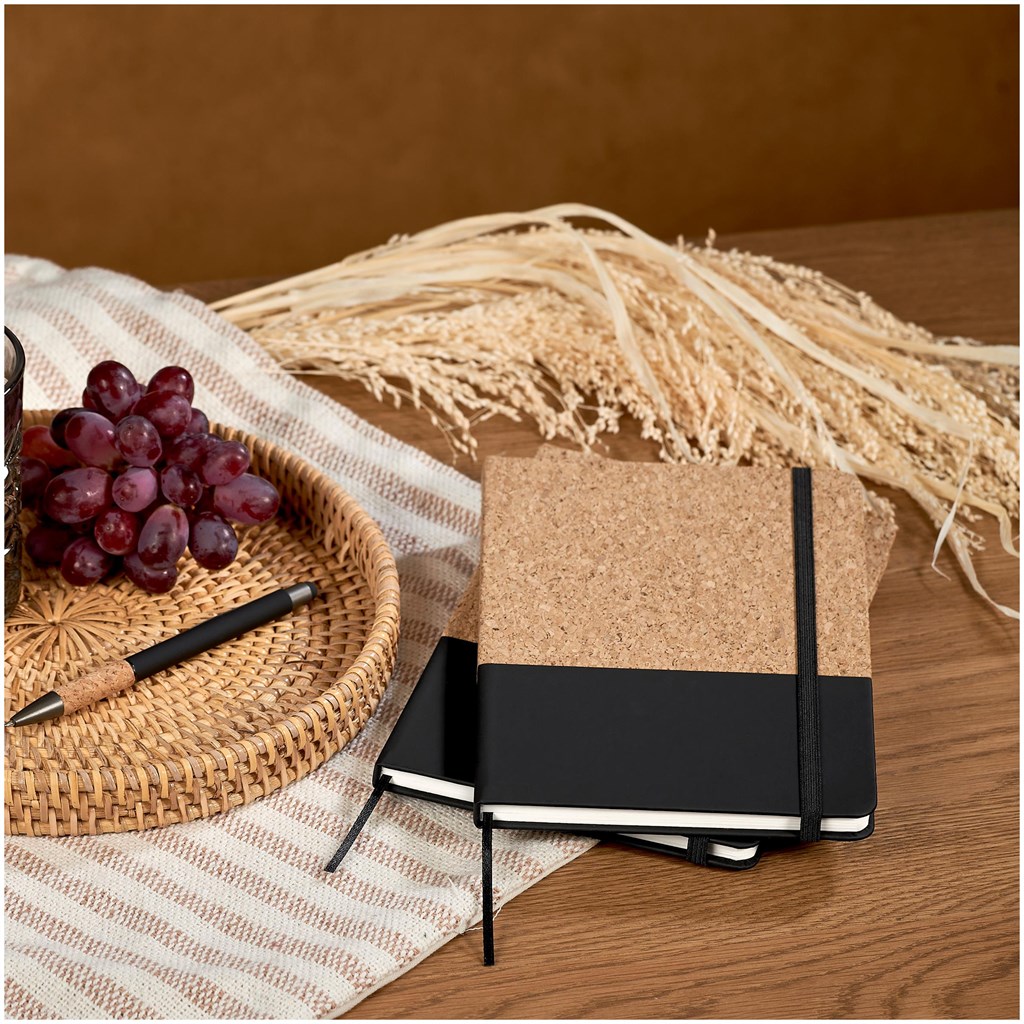 Okiyo Denki Cork A5 Hard Cover Notebook - Image 4