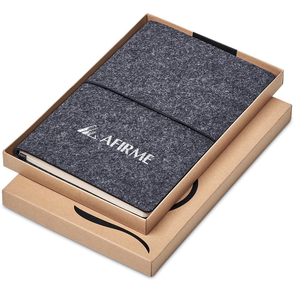 Okiyo Rika Recycled PET Felt A5 Soft Cover Notebook - Image 5