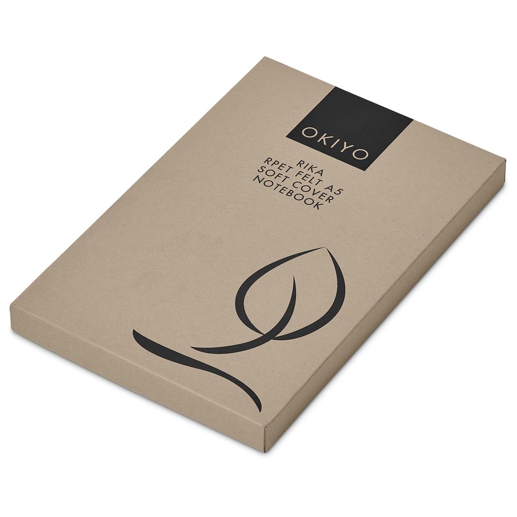 Okiyo Rika Recycled PET Felt A5 Soft Cover Notebook - Image 3