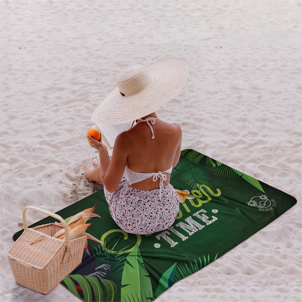 Hoppla Hula Beach Towel - Single Sided Branding - Image 2