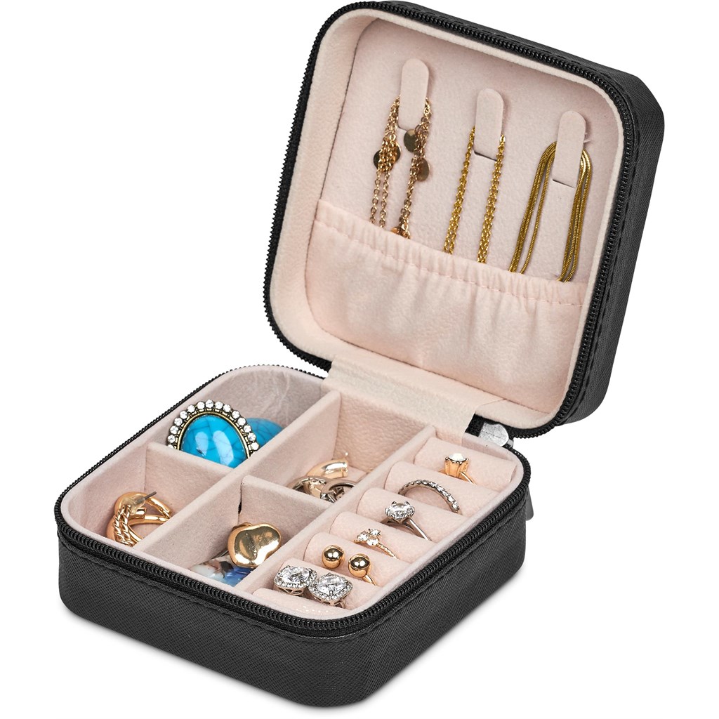 Eva & Elm Crystal Travel Jewellery Box - Image 2