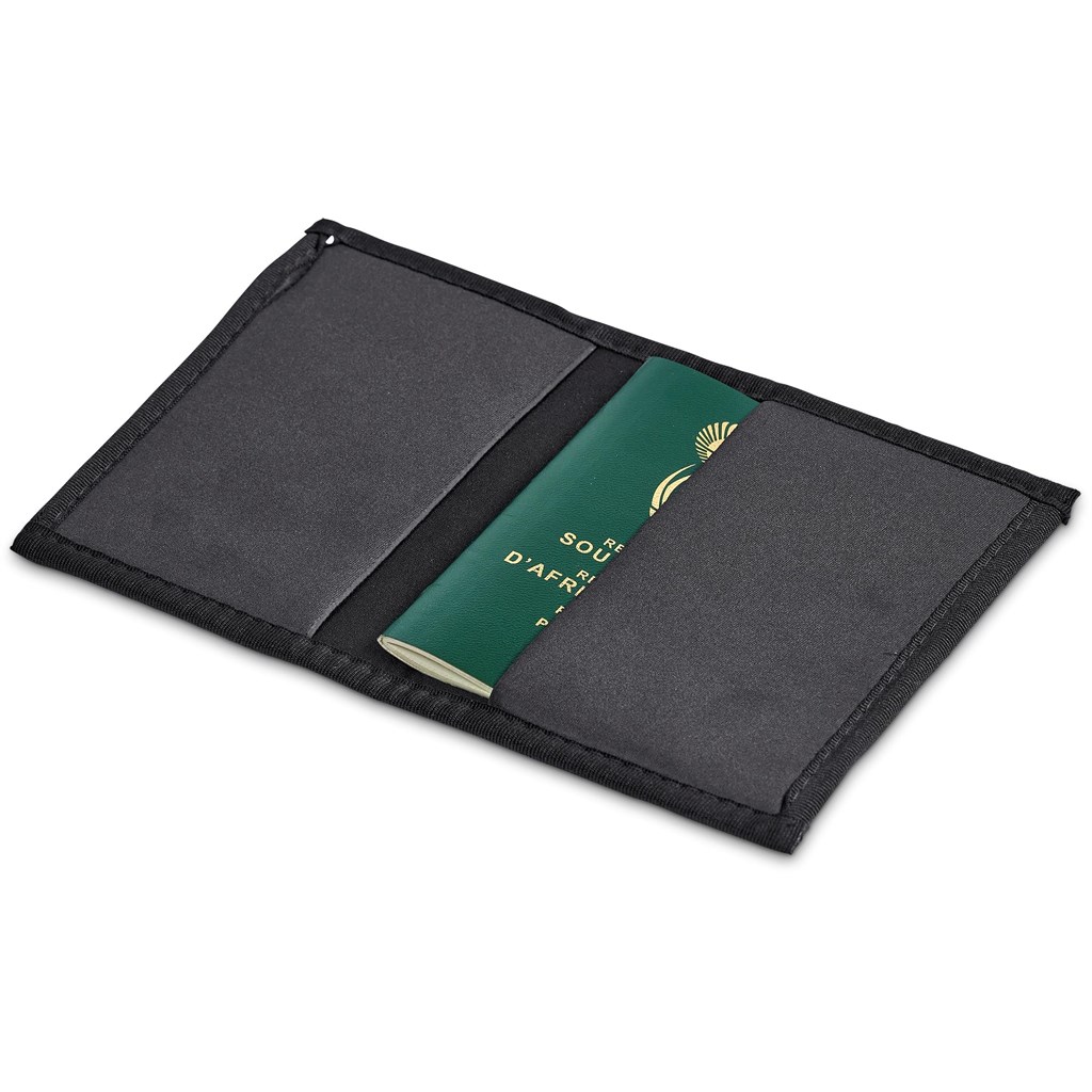 Pre-Printed Sample Hoppla Zambezi Neoprene Passport Cover - Image 4