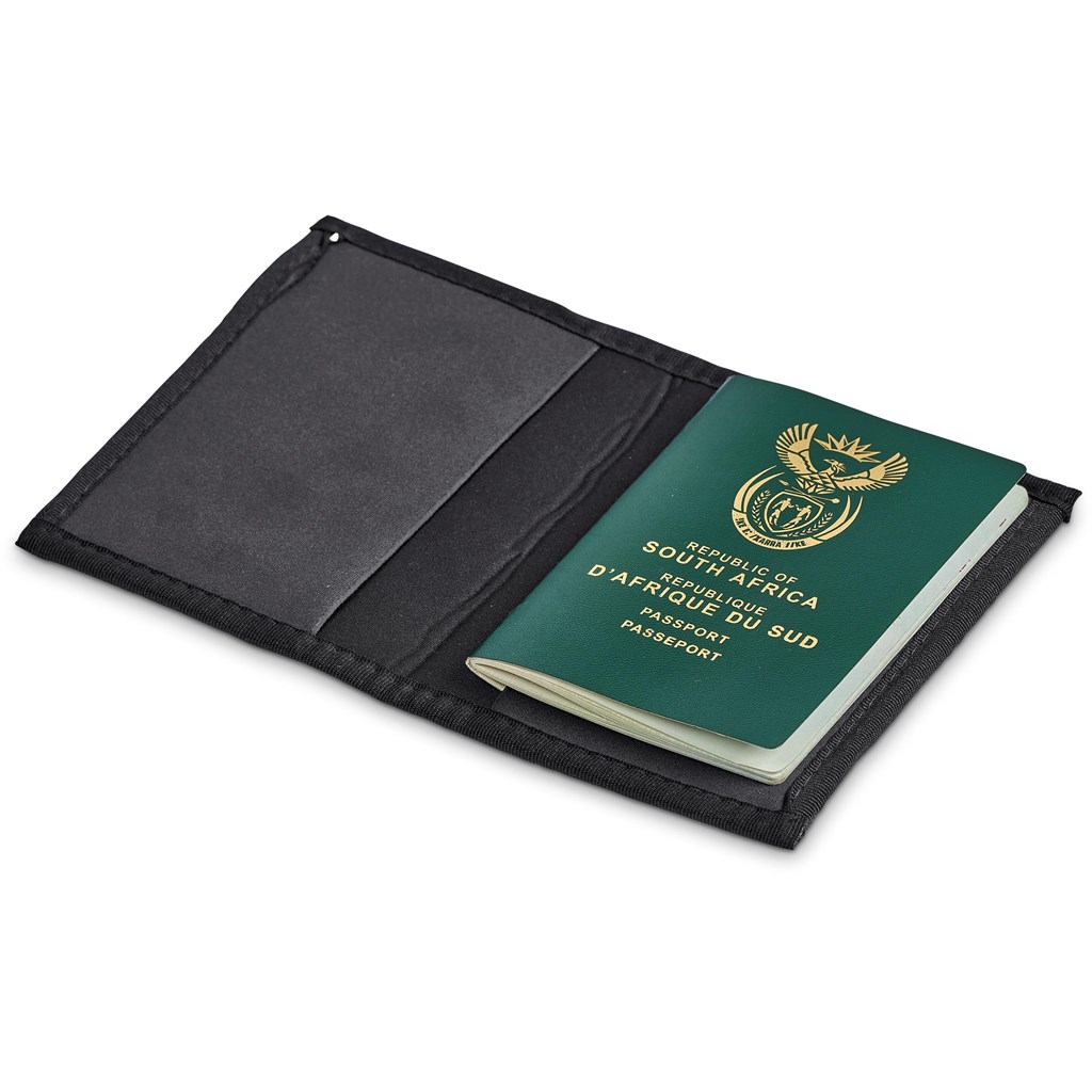 Pre-Printed Sample Hoppla Zambezi Neoprene Passport Cover - Image 7