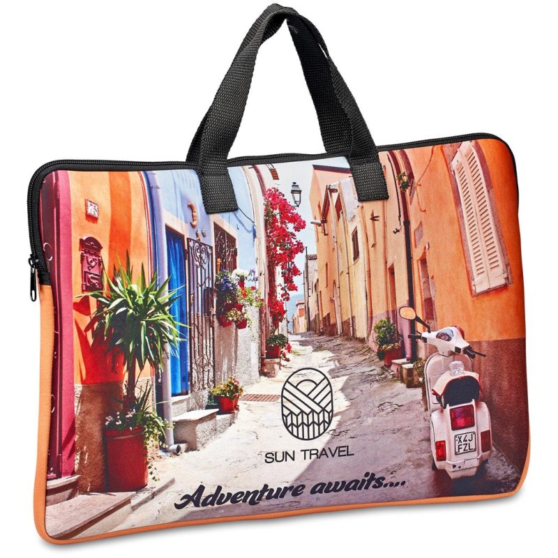 Pre-Printed Sample Hoppla Neoprene 15.6-inch Cloud Laptop Sleeve
