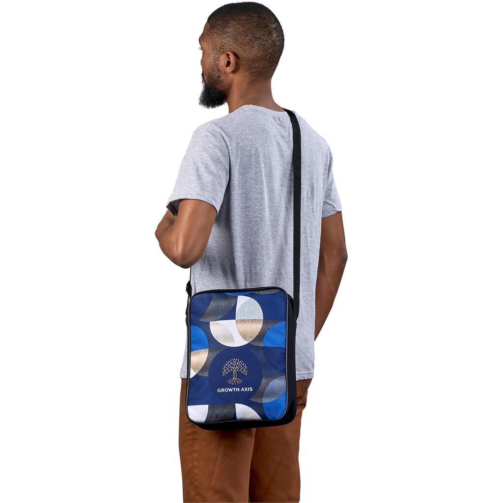 Pre-Printed Sample Hoppla A4 Crossbody Conference Bag - Image 4