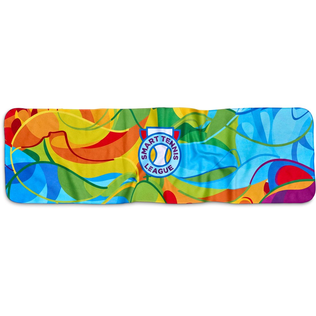 Pre-Printed Sample Hoppla Relay Sports Towel - Double-Sided Branding - Image 5