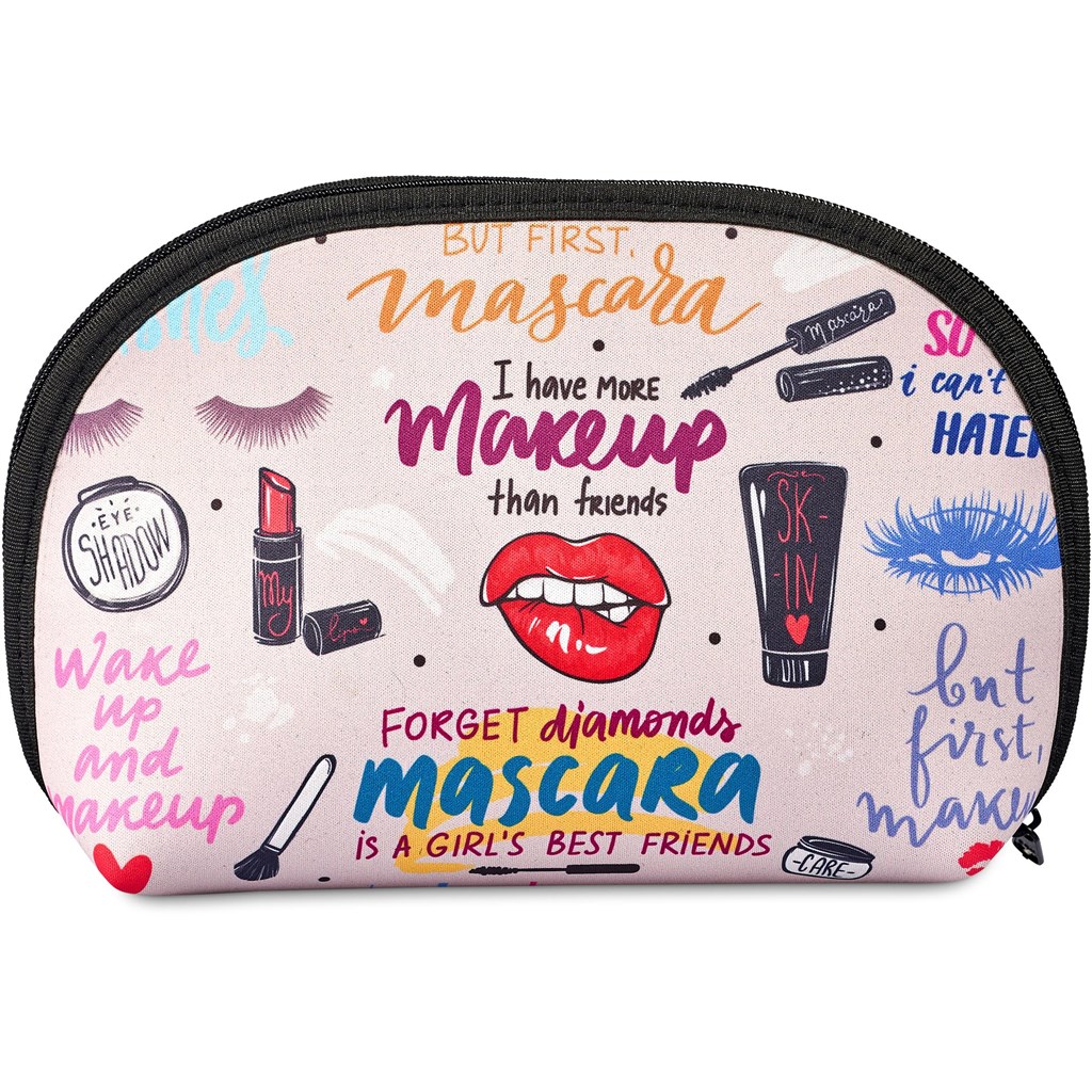 Pre-Printed Sample Hoppla Isabella Neoprene Midi Cosmetic Bag - Image 5