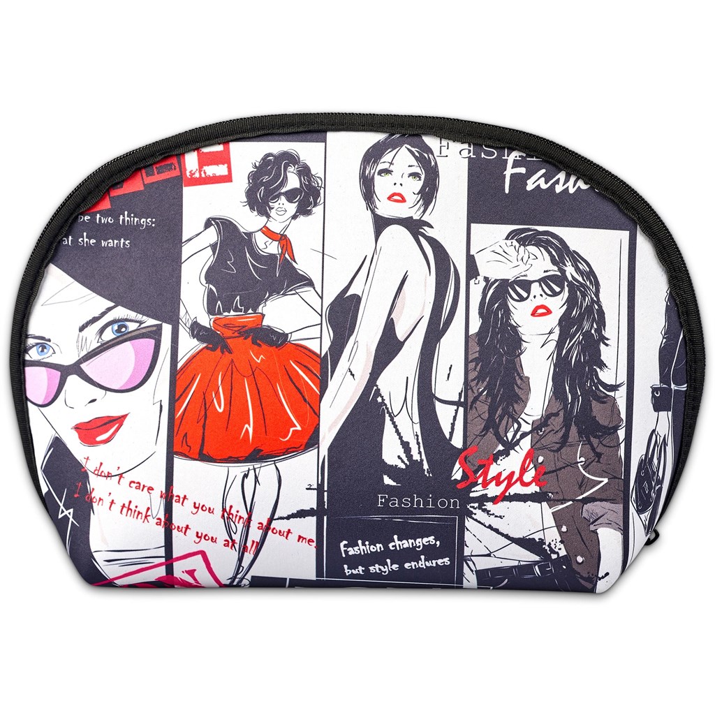Pre-Printed Sample Hoppla Isabella Neoprene Maxi Cosmetic Bag - Image 4