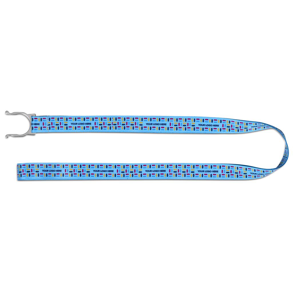 Altitude Aqua Double-Sided Crossbody Bottle Lanyard - Sample - Image 3