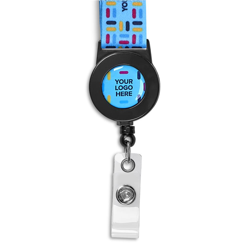 Altitude Sample Retractable Badge Reel Single-Sided Sublimation Satin Lanyard - Image 7