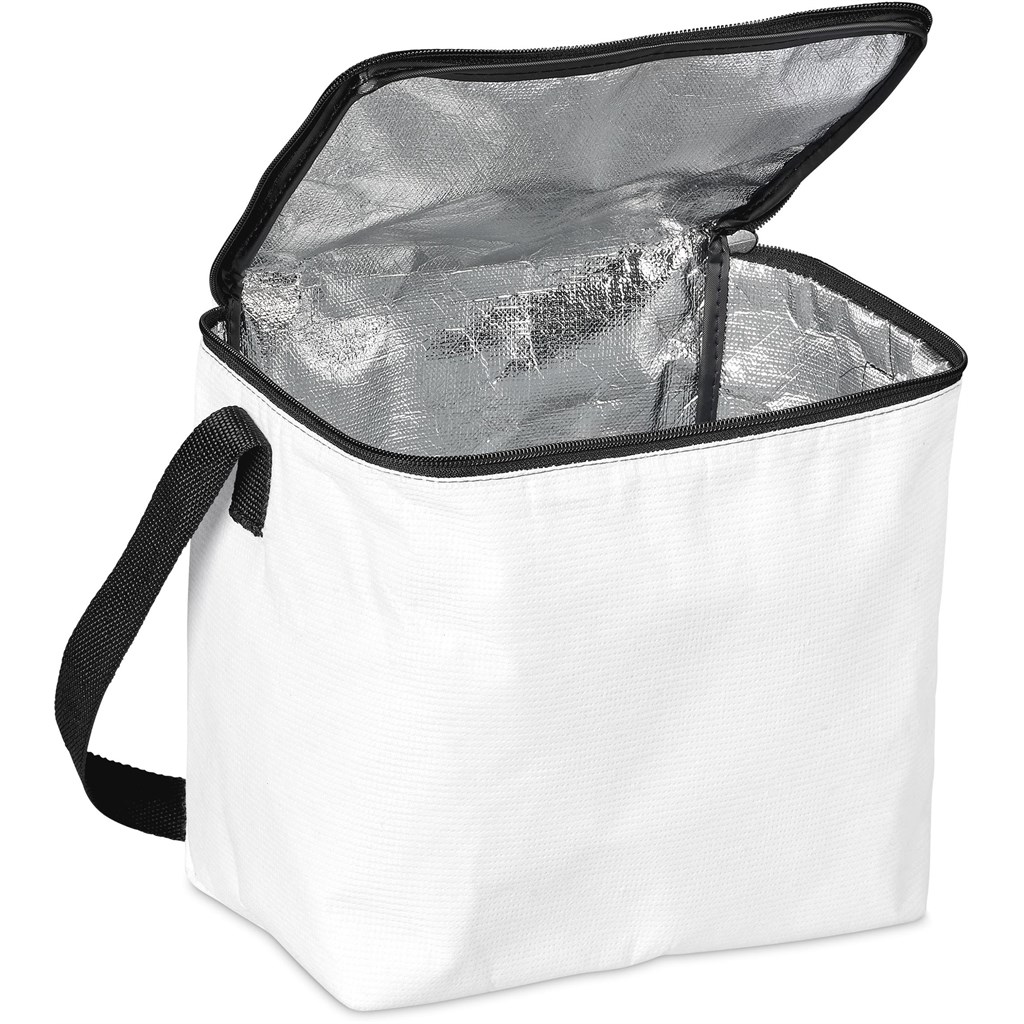 Pre-Production Sample Hoppla Quebec Recycled PET Stitch-Bond 12 Can Cooler - Image 5