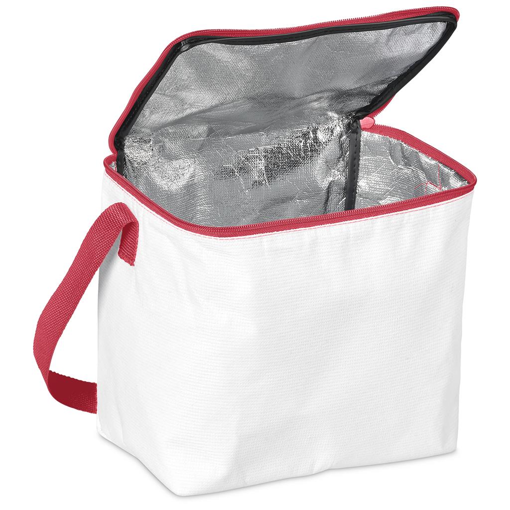 Pre-Production Sample Hoppla Quebec Recycled PET Stitch-Bond 12 Can Cooler - Image 10