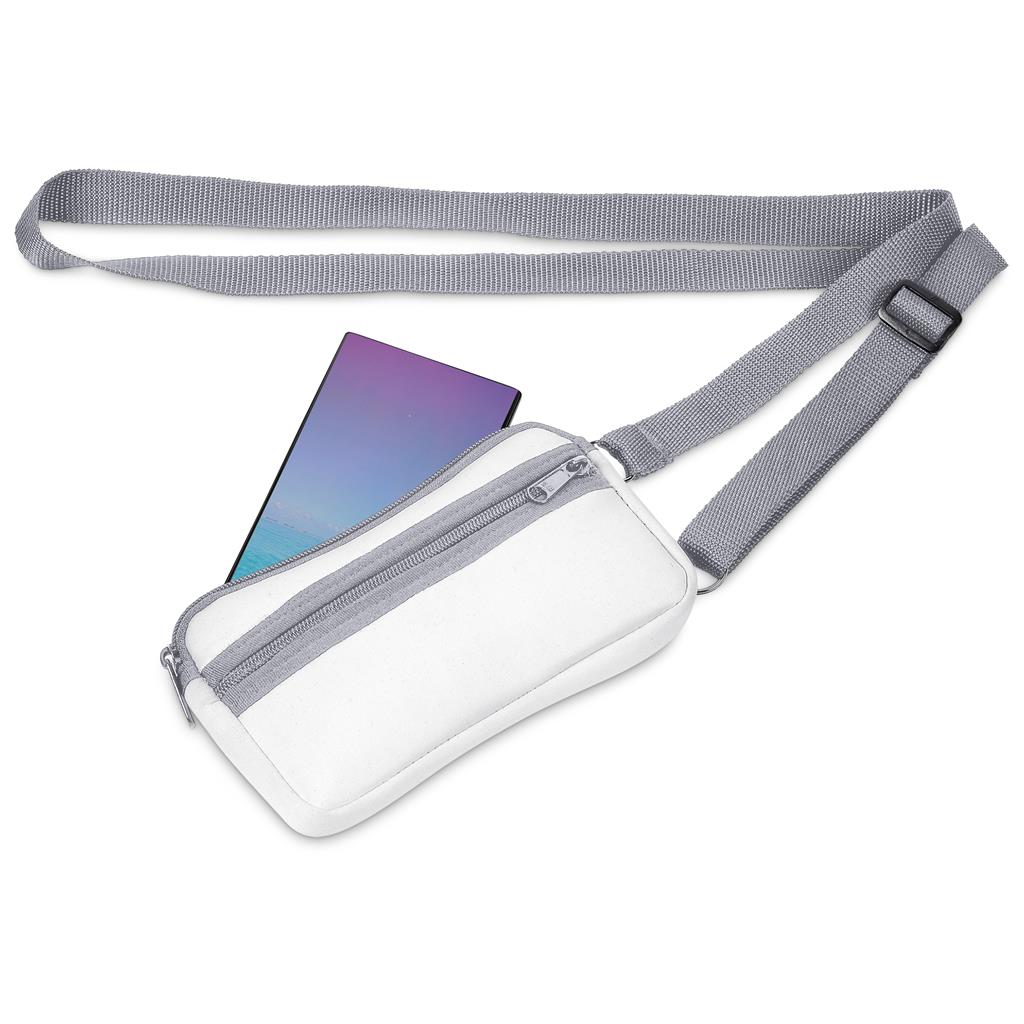 Pre-Production Sample Hoppla Paarl Neoprene Cell Phone Pouch - Image 10