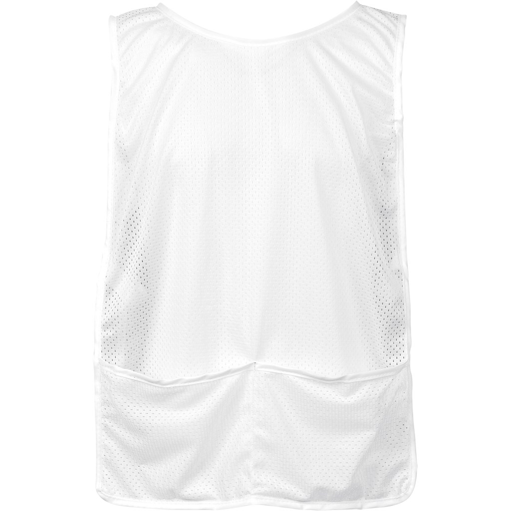 Pre-Production Sample Hoppla Jackal Polyester Caddy Bib with PVC Name Sleeve - Image 4